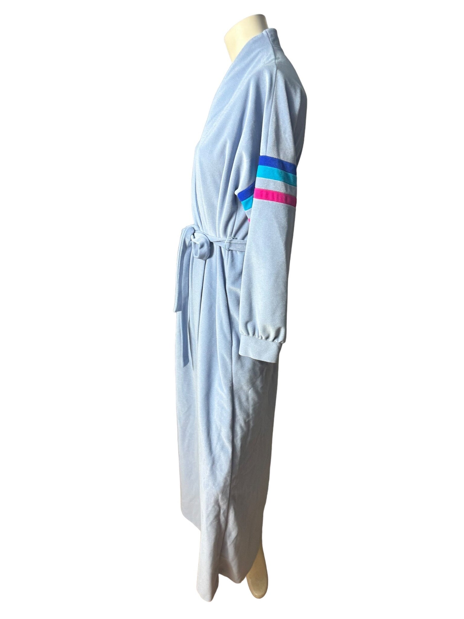 Vintage 70's Vanity Fair blue robe M