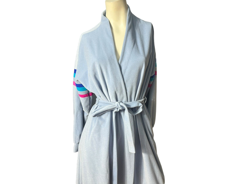 Vintage 70's Vanity Fair blue robe M