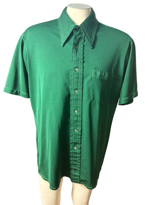 Vintage 70's green men's shirt XL Kmart