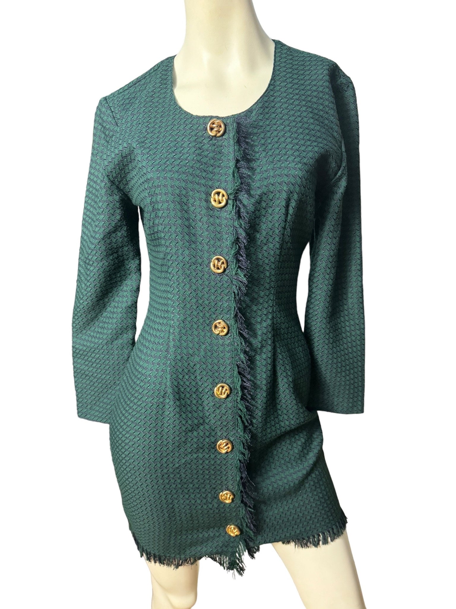 Vintage 80's mini woven dress 3 La Belle