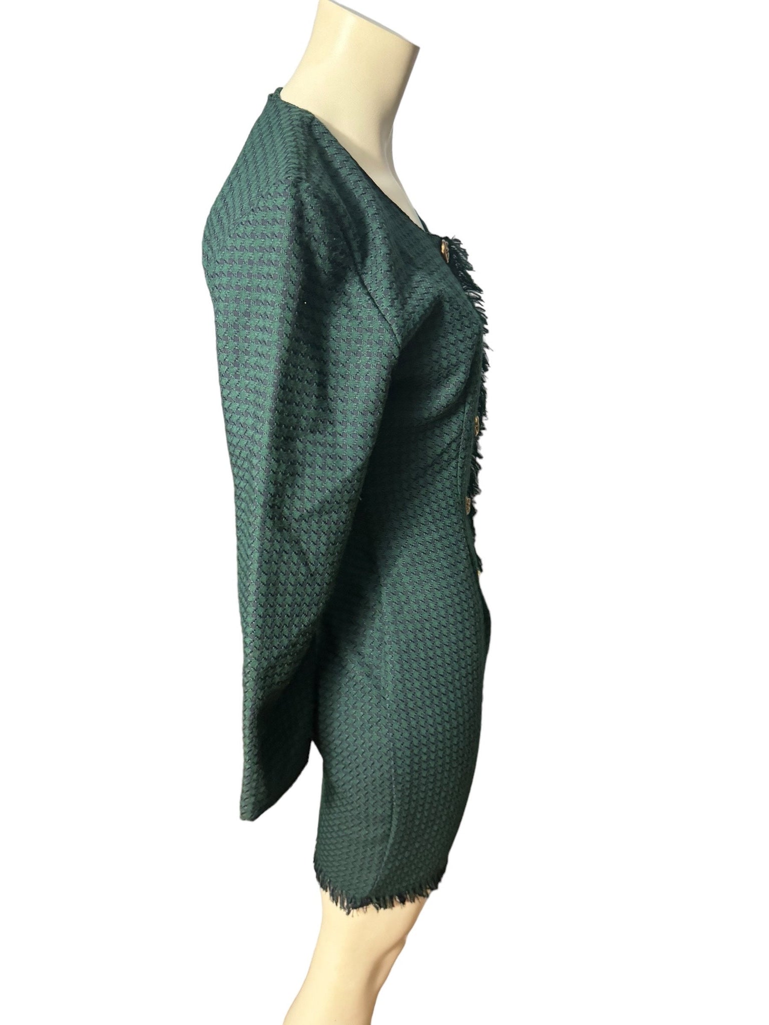 Vintage 80's mini woven dress 3 La Belle