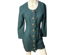 Vintage 80's mini woven dress 3 La Belle
