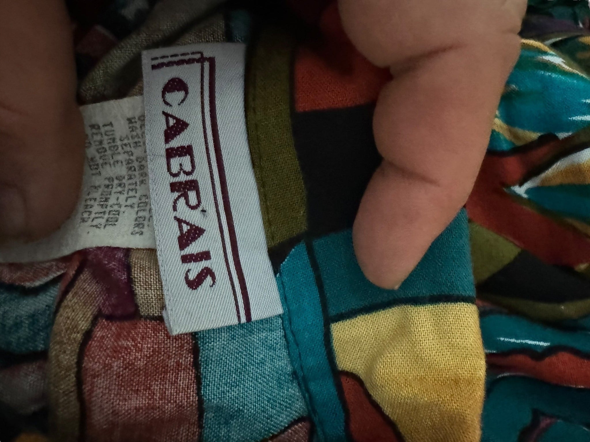 Vintage 80's mod Cabrais dress 10 M