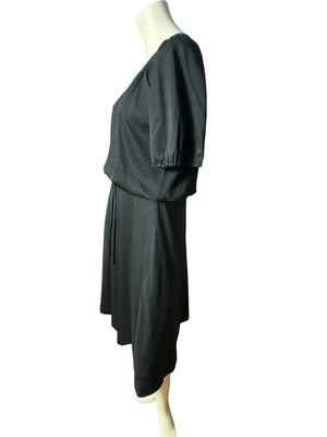 Vintage 70's black dress L