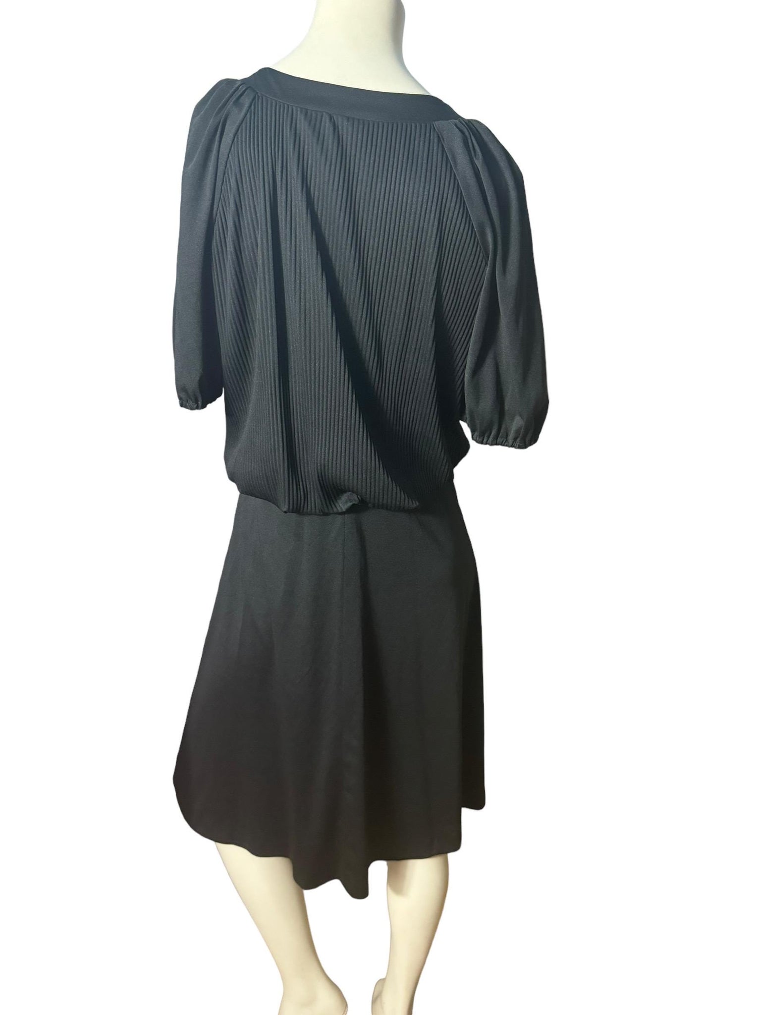 Vintage 70's black dress L