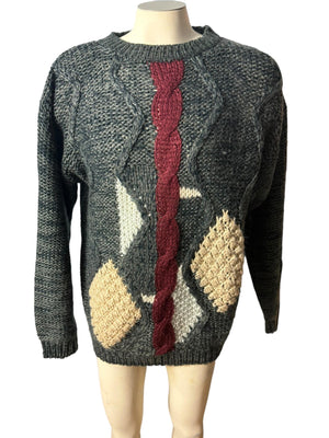 Vintage 80's men's sweater L Fantastic International