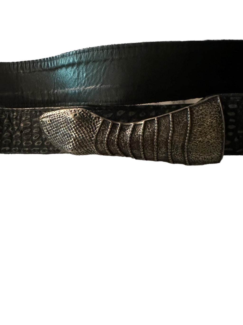 Vintage black snake belt Sipra