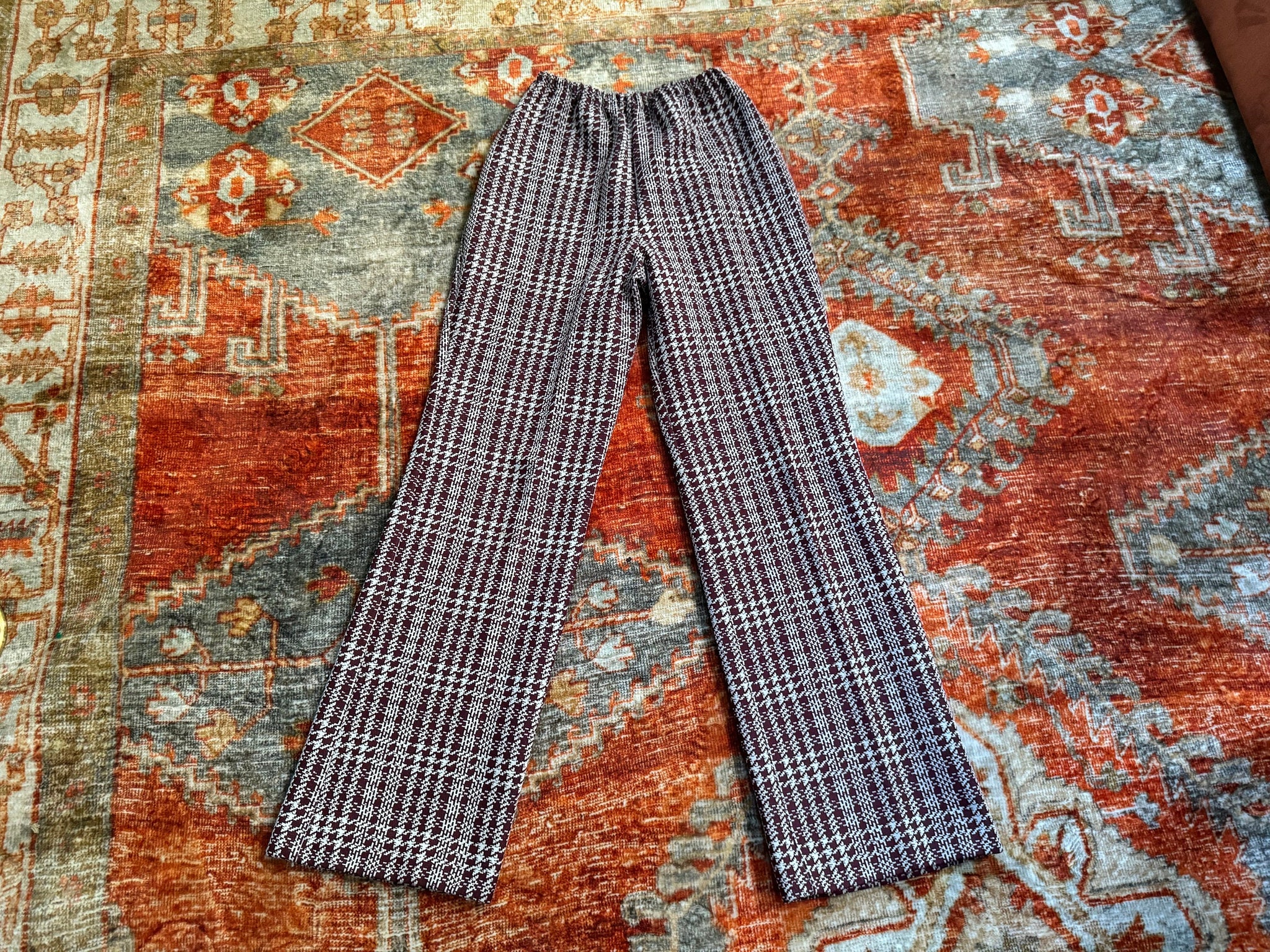 Vintage 70's plaid pants 26 x29