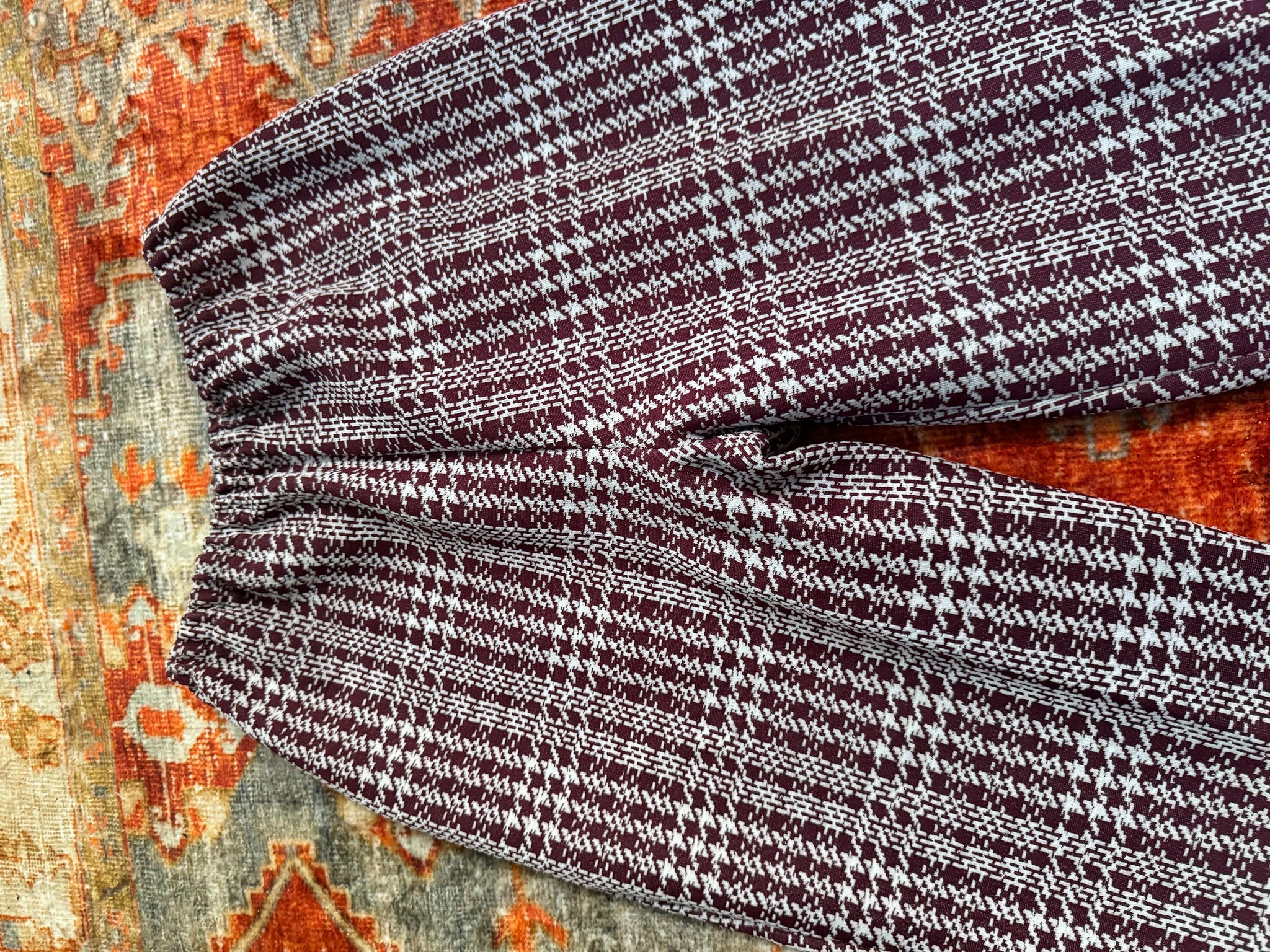 Vintage 70's plaid pants 26 x29
