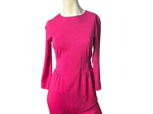 Vintage 80's pink knit dress 4 Liz Claiborne