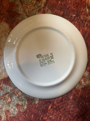 Vintage MCM Blue Heaven plate 10"