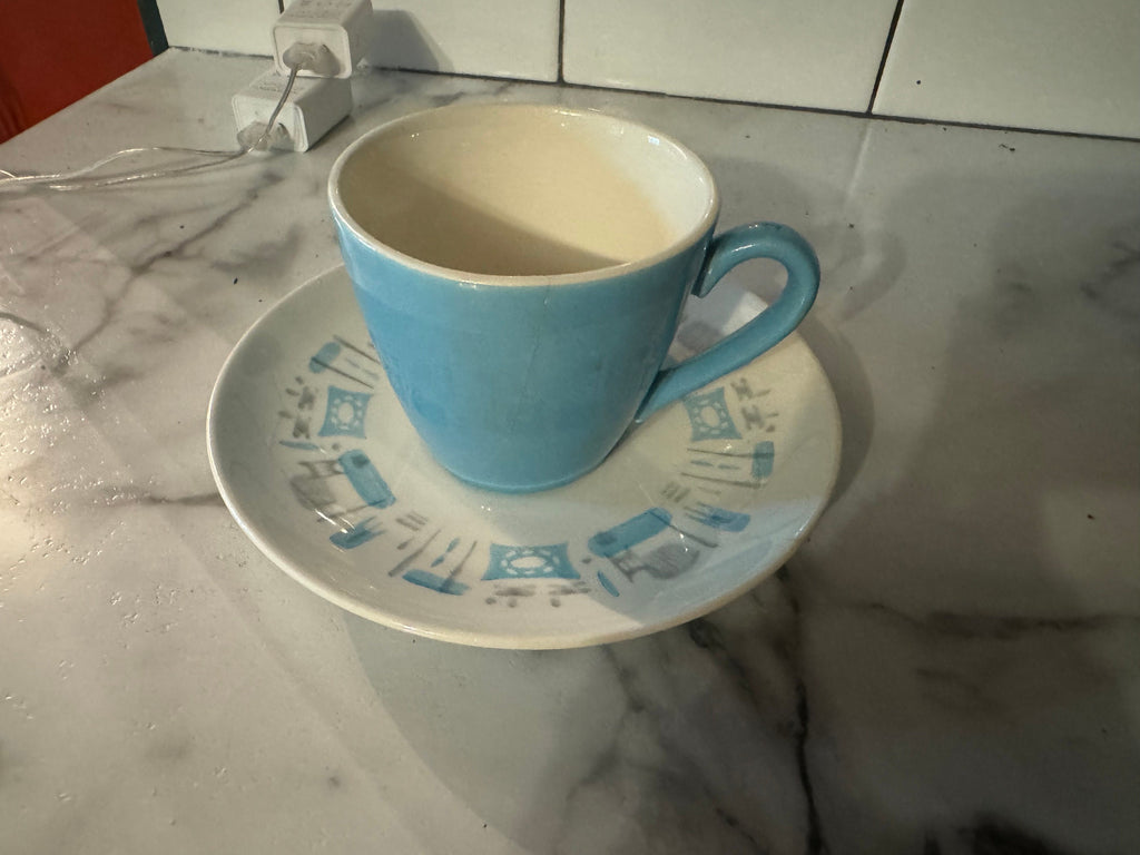 vintage Blue Heaven cup & saucer