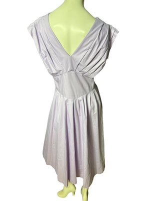 Vintage 80's purple dress Carriage Court L