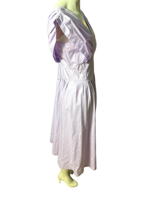 Vintage 80's purple dress Carriage Court L