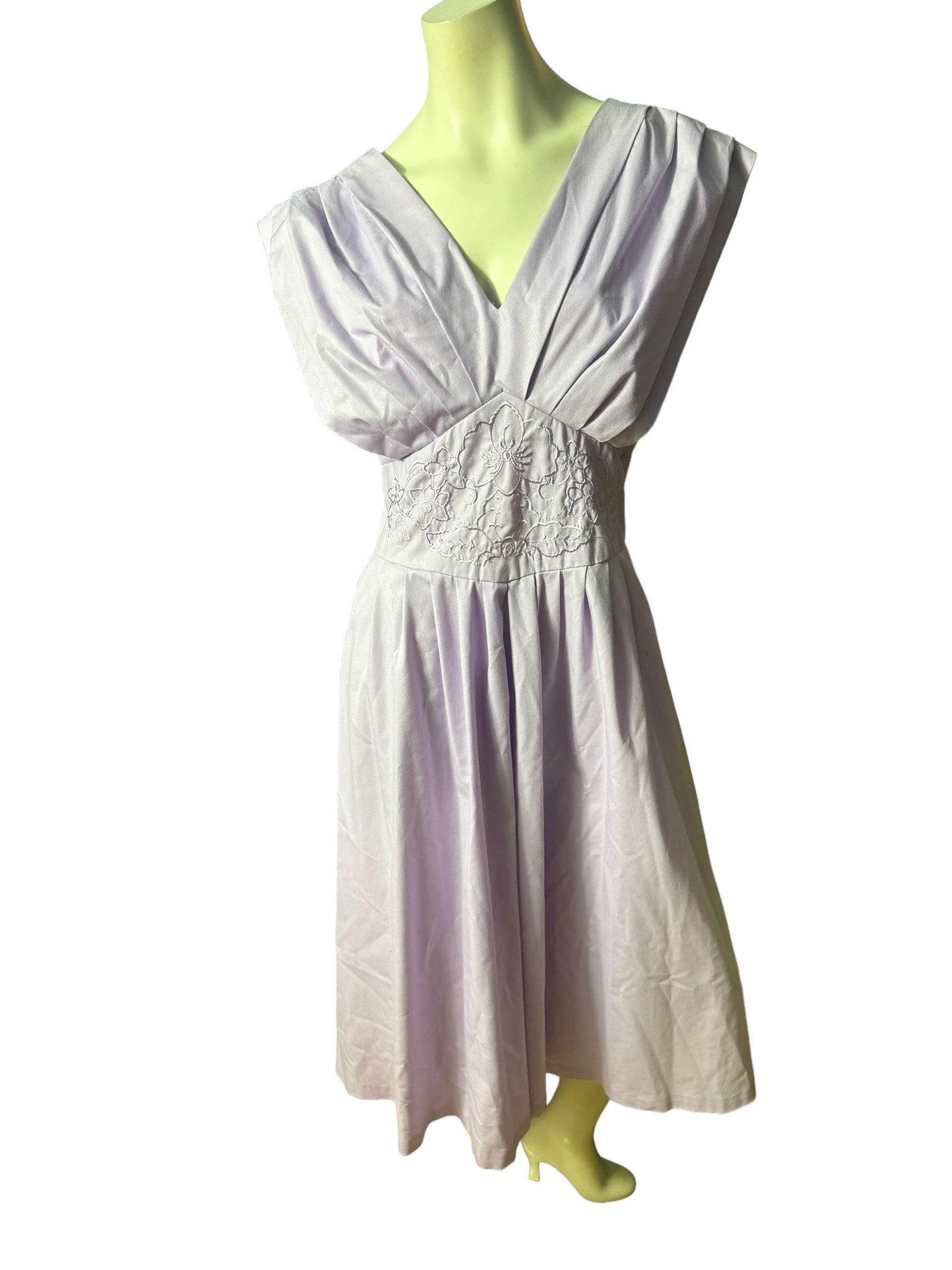 Vintage 80's purple dress Carriage Court L
