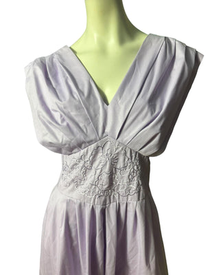 Vintage 80's purple dress Carriage Court L
