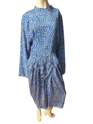 Vintage 80's drop waist dress XL 18