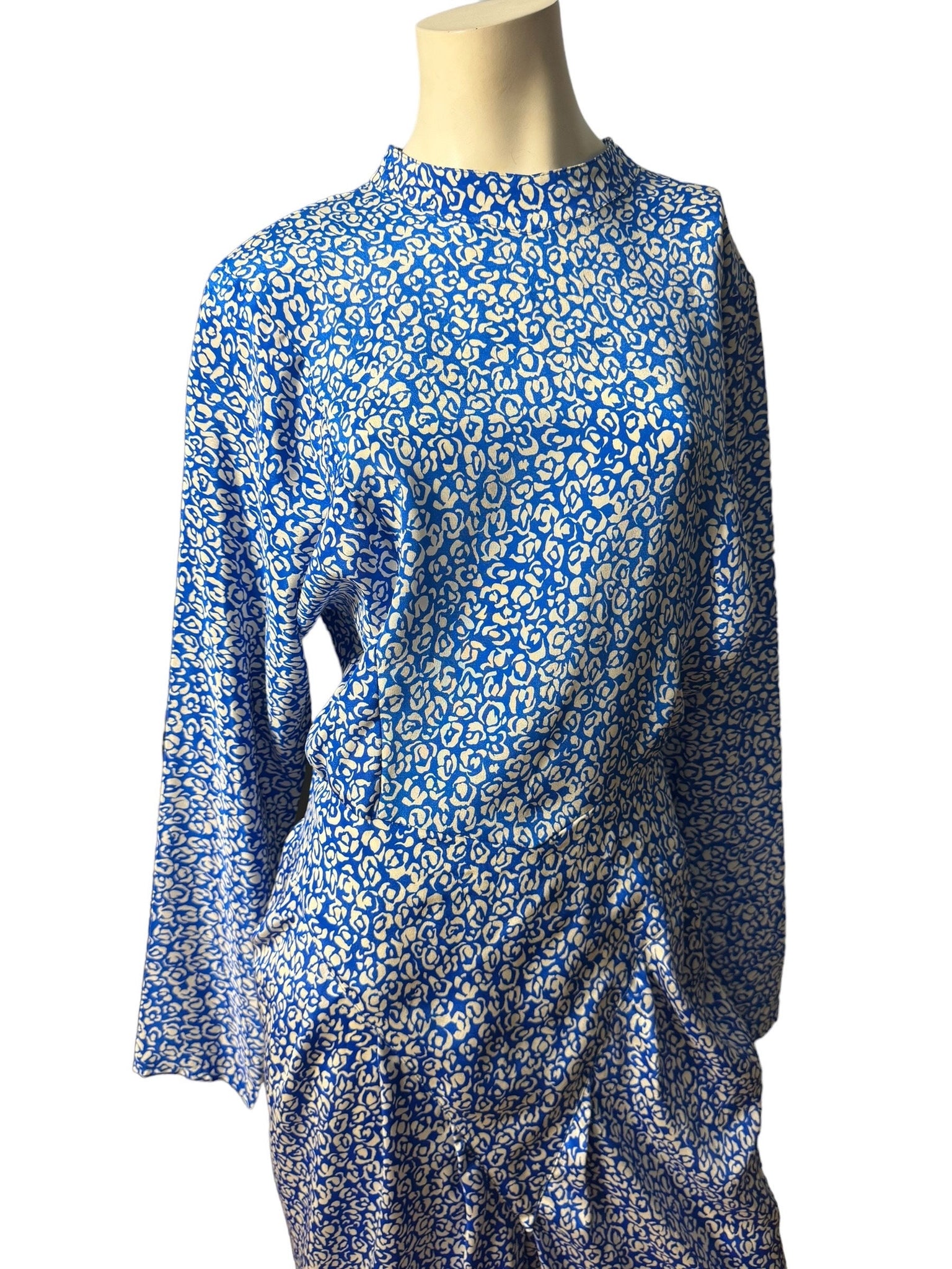 Vintage 80's drop waist dress XL 18