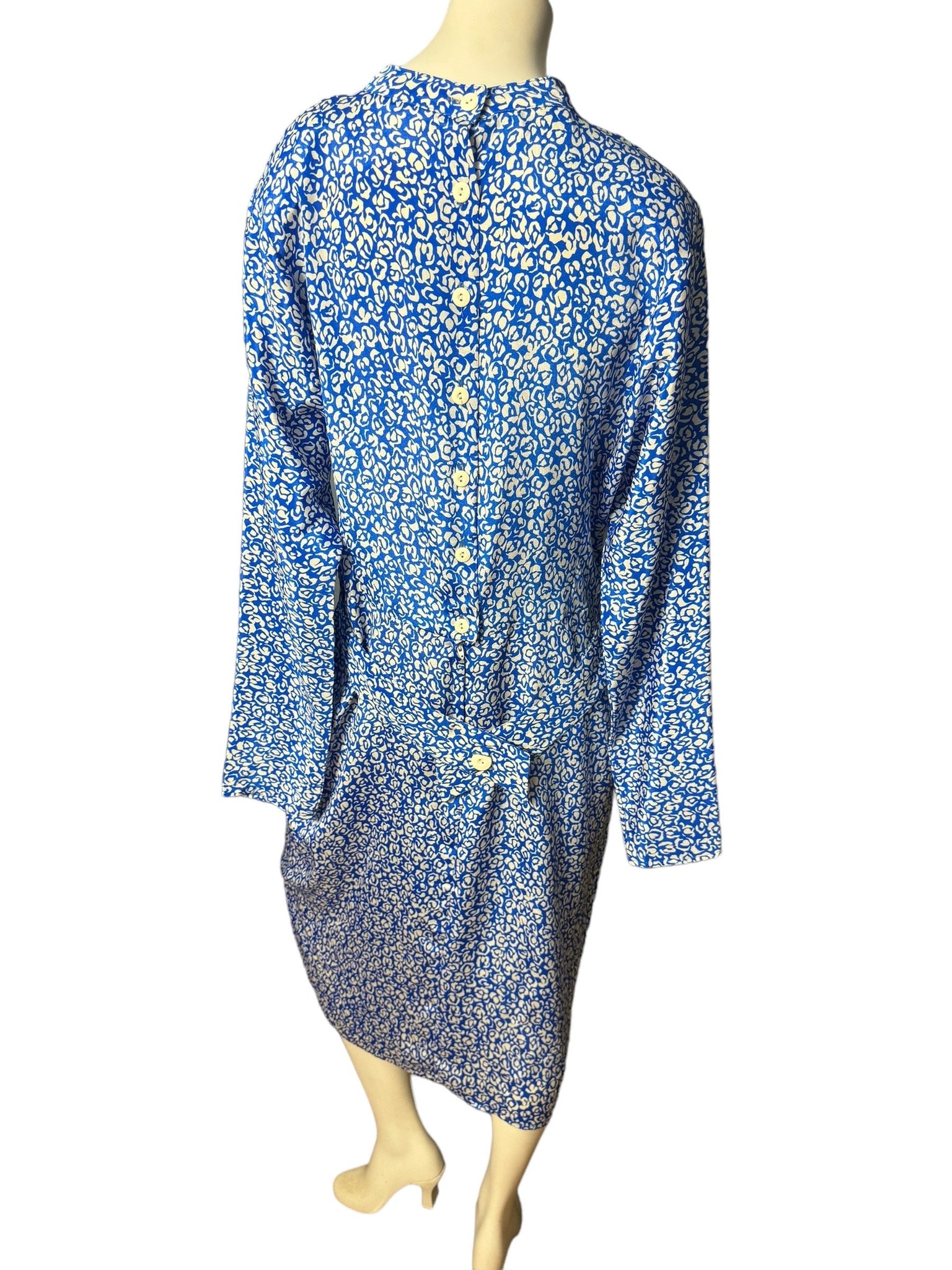 Vintage 80's drop waist dress XL 18