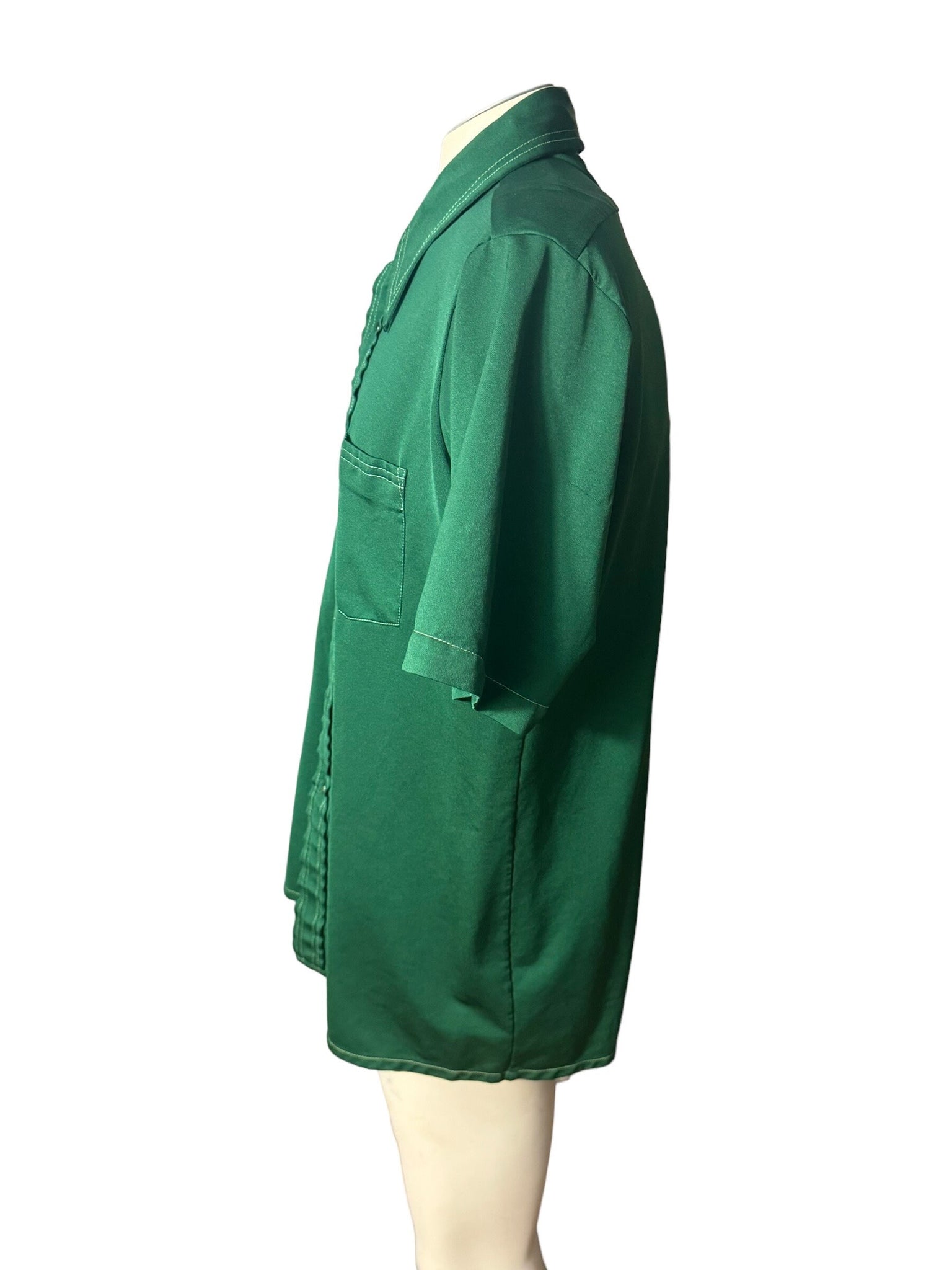 Vintage 70's green men's shirt XL Kmart