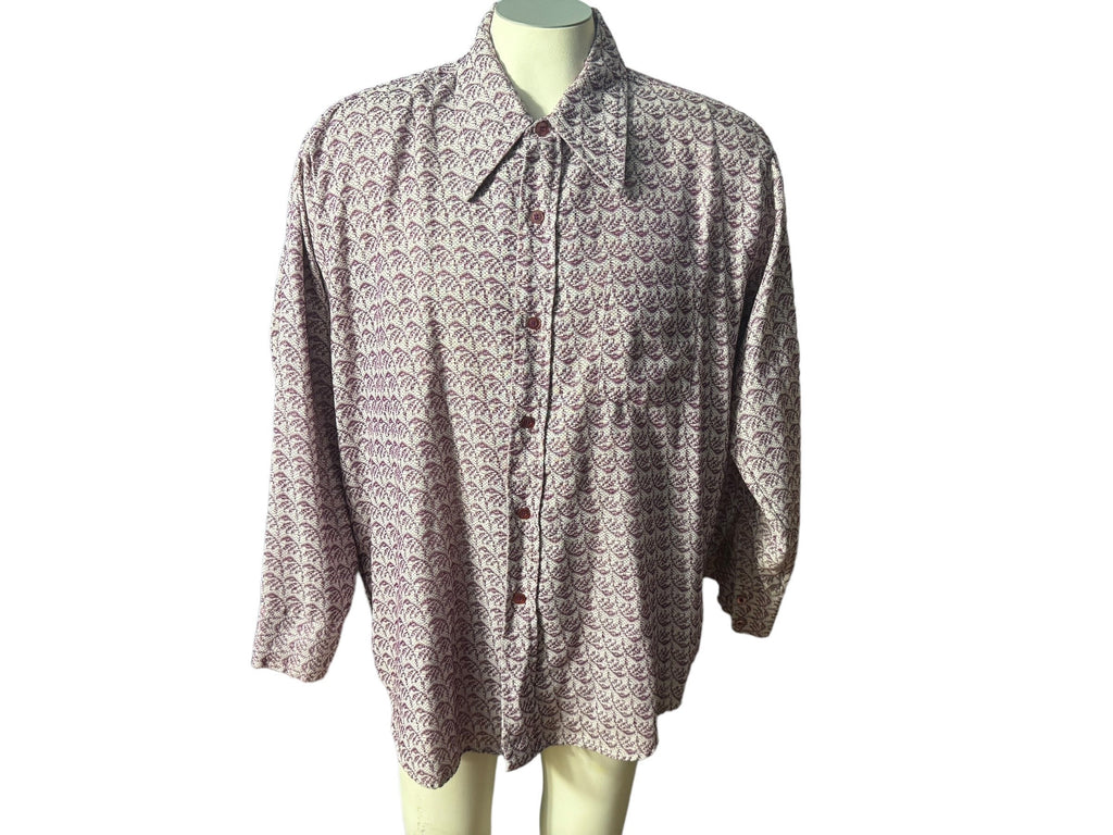 Vintage 70's men's shirt XL Mr DEECEE