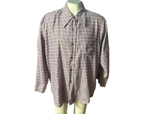 Vintage 70's men's shirt XL Mr DEECEE