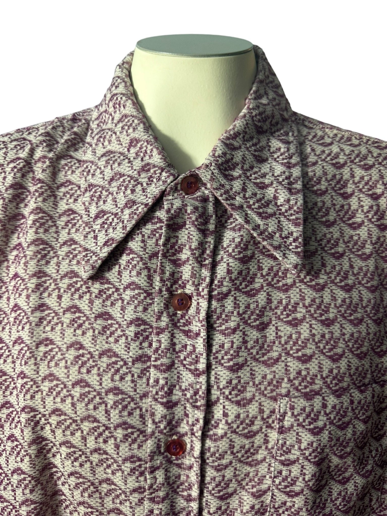 Vintage 70's men's shirt XL Mr DEECEE