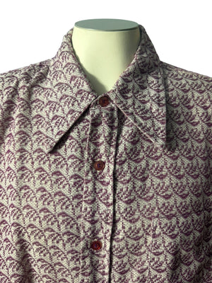 Vintage 70's men's shirt XL Mr DEECEE