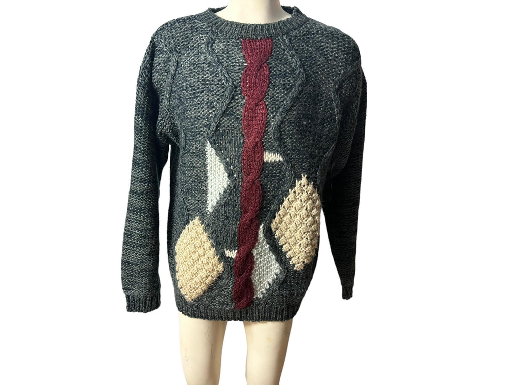 Vintage 80's men's sweater L Fantastic International