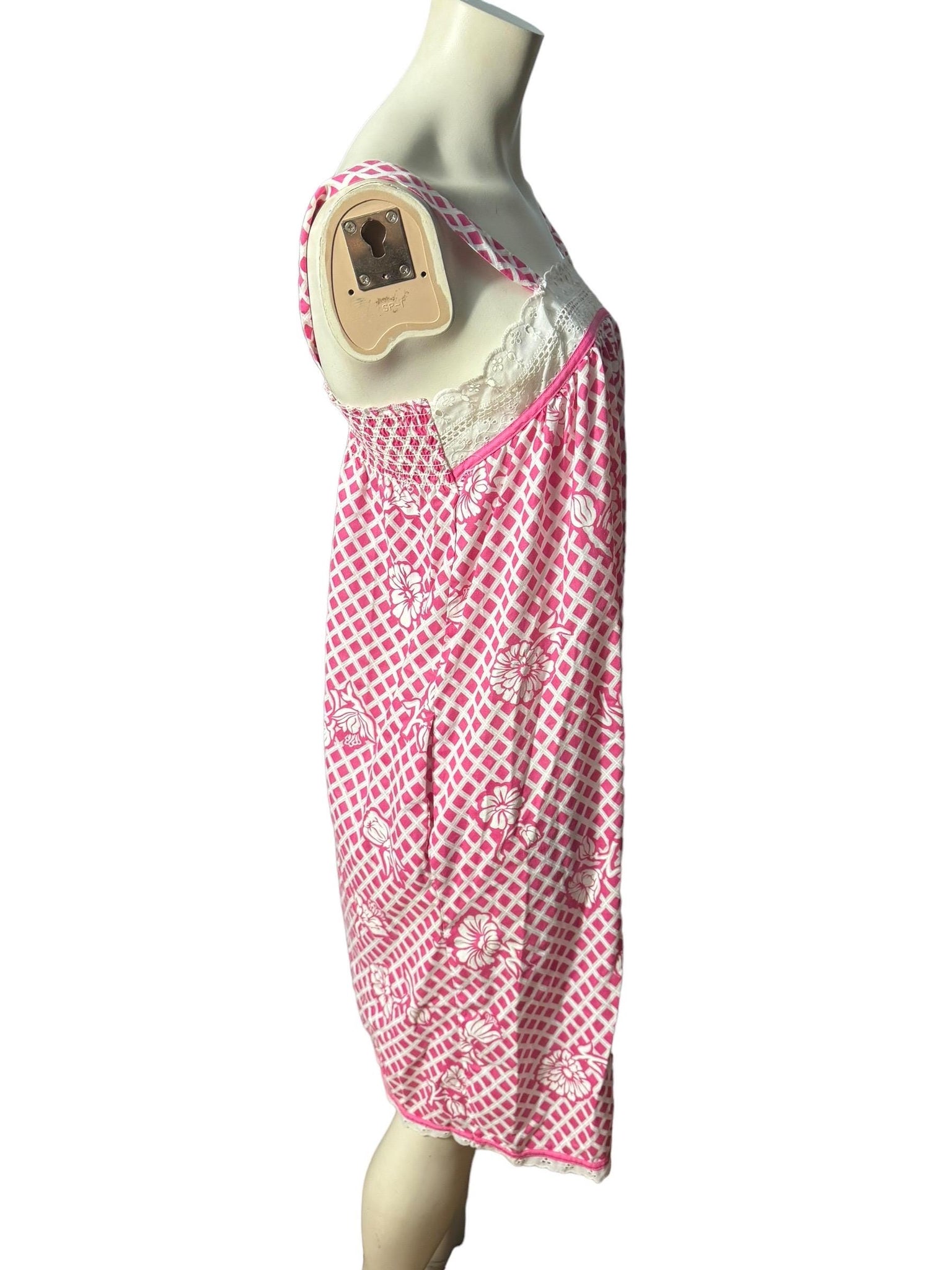 Vintage 80's sun house dress M Anne Leslie