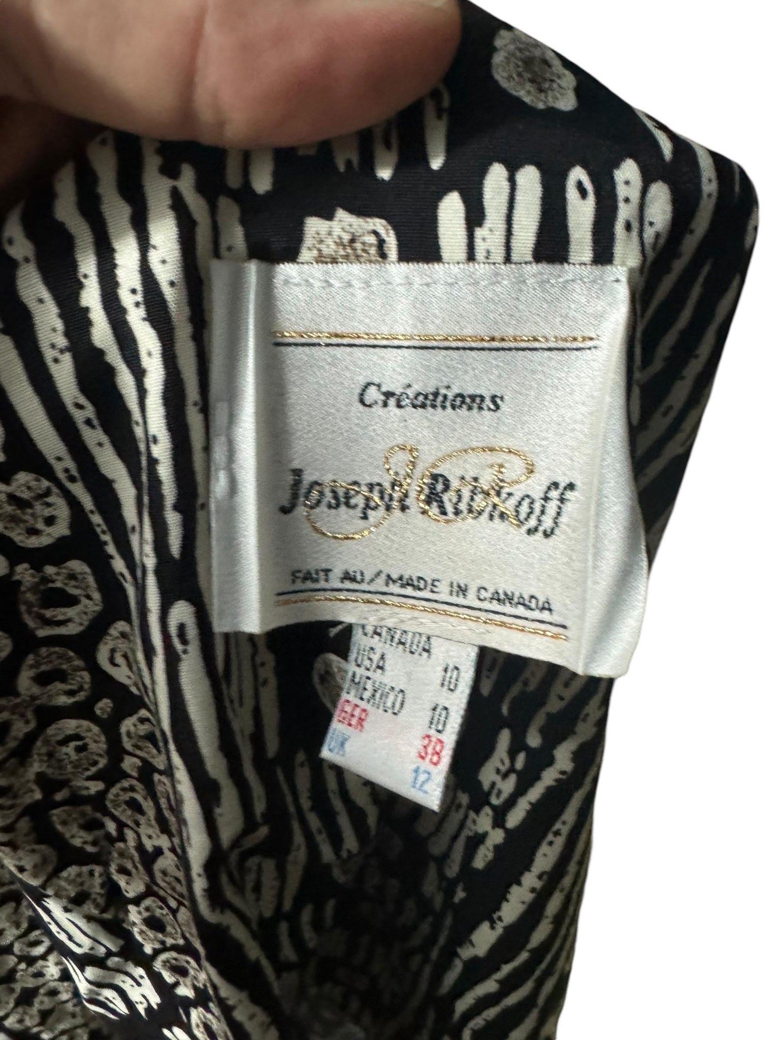 Vintage 90's romper jumper M 10 Joseph Ribkoff
