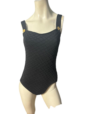 Vinrage 80's black bathing suit Mainstream 12