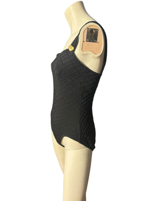Vinrage 80's black bathing suit Mainstream 12