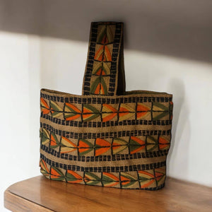 Vintage 70's embroidered purse boho