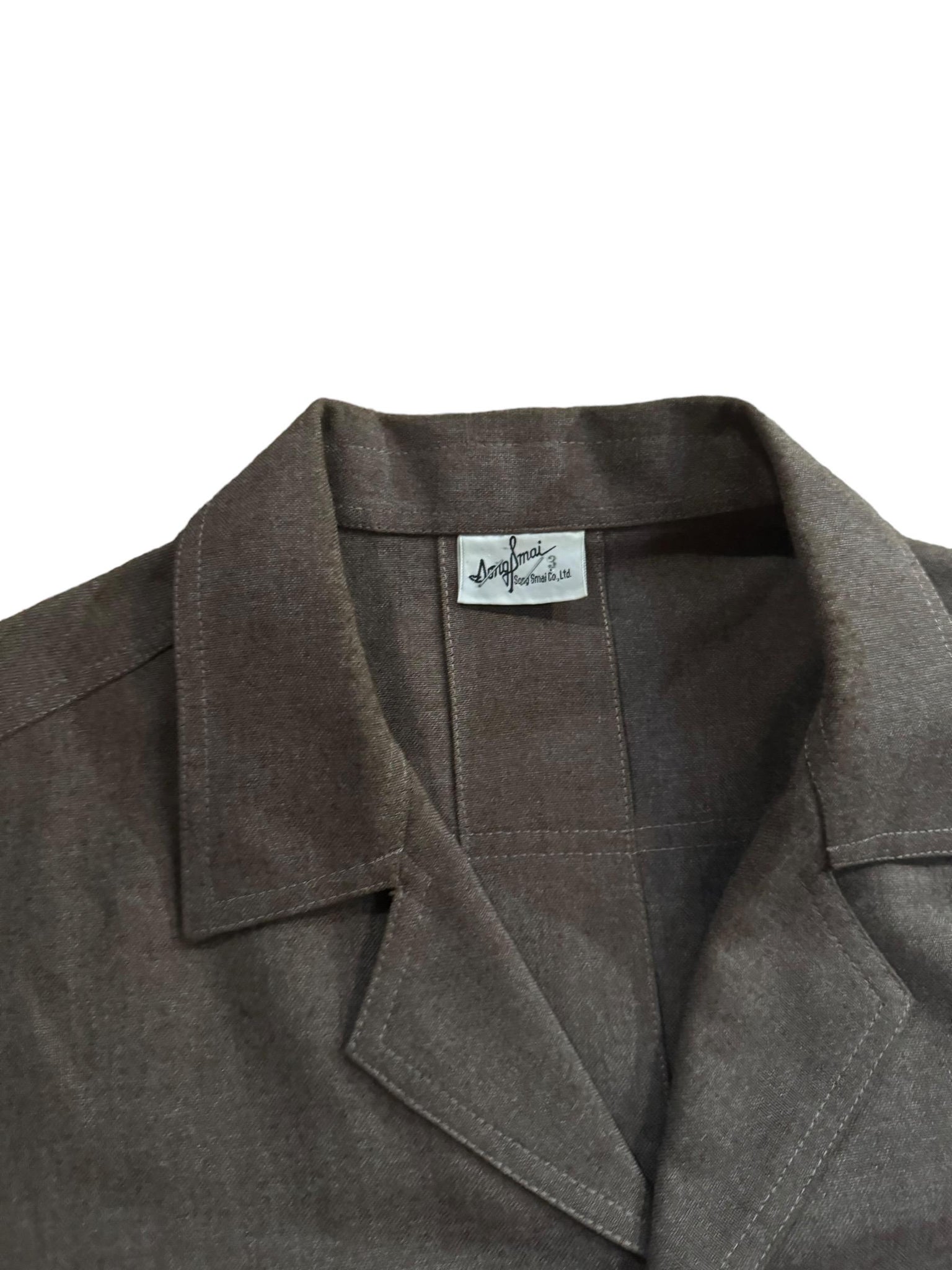 Vintage 70's brown leisure suit 46 37 x 32