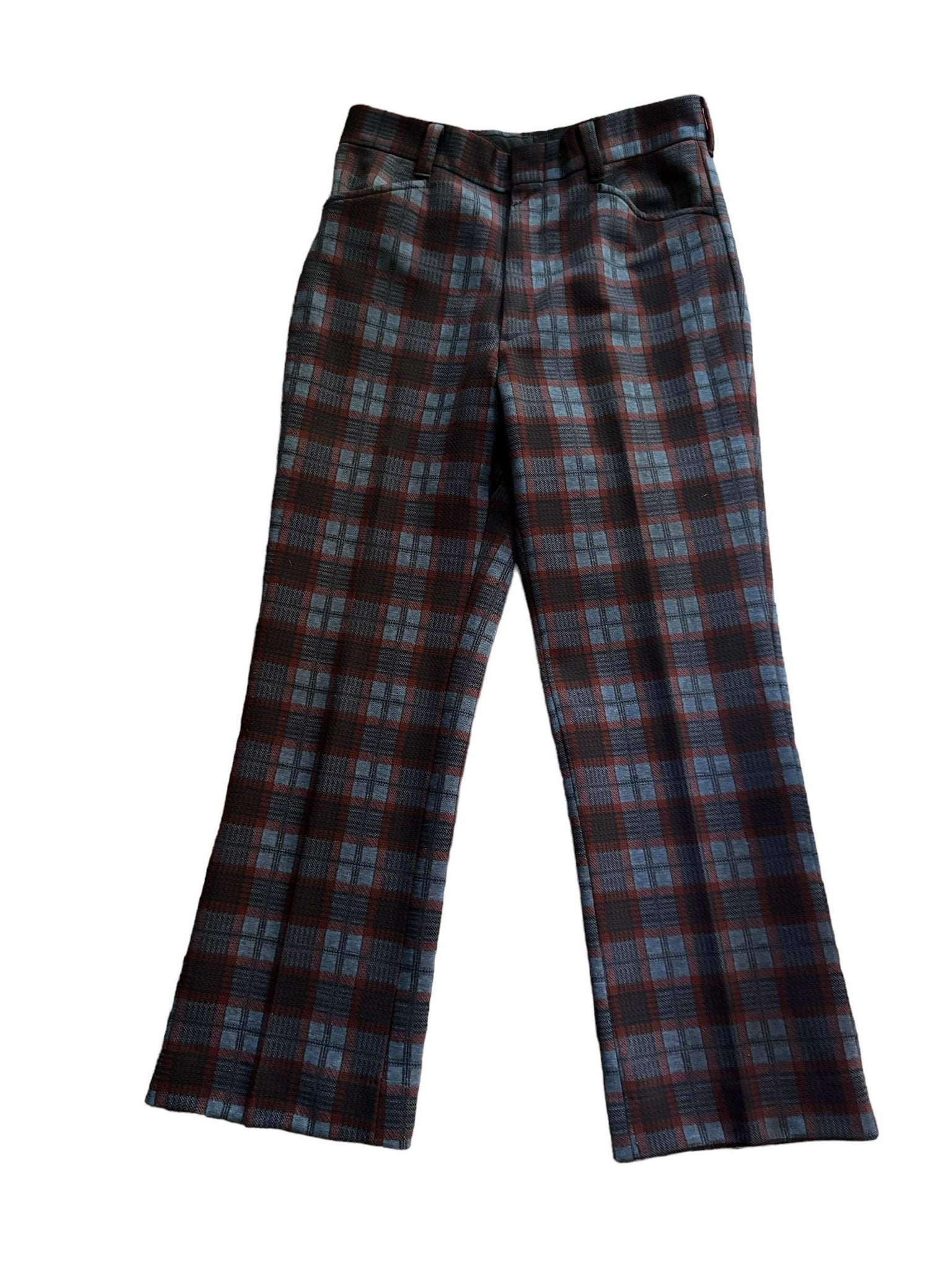 Vintage 70's plaid pants 32 x 29 Farrah