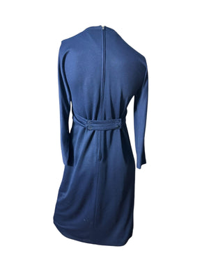 Vintage 80's blue dress M Pedestal