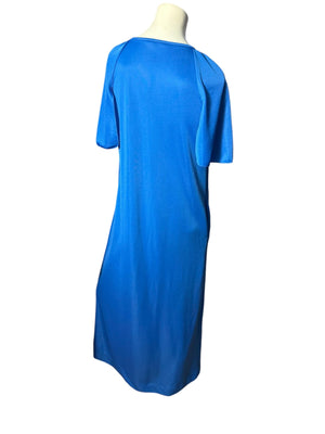 Vintage 70's blue lounge dress S Vanity Fair