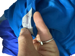 Vintage 70's blue lounge dress S Vanity Fair