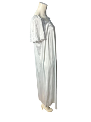 Vintage blue Shadowline nightgown L