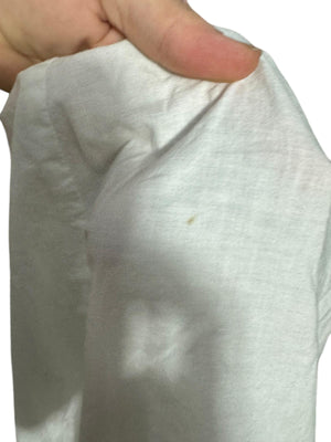 Vintage white cotton eyelet half slip M Garcrest