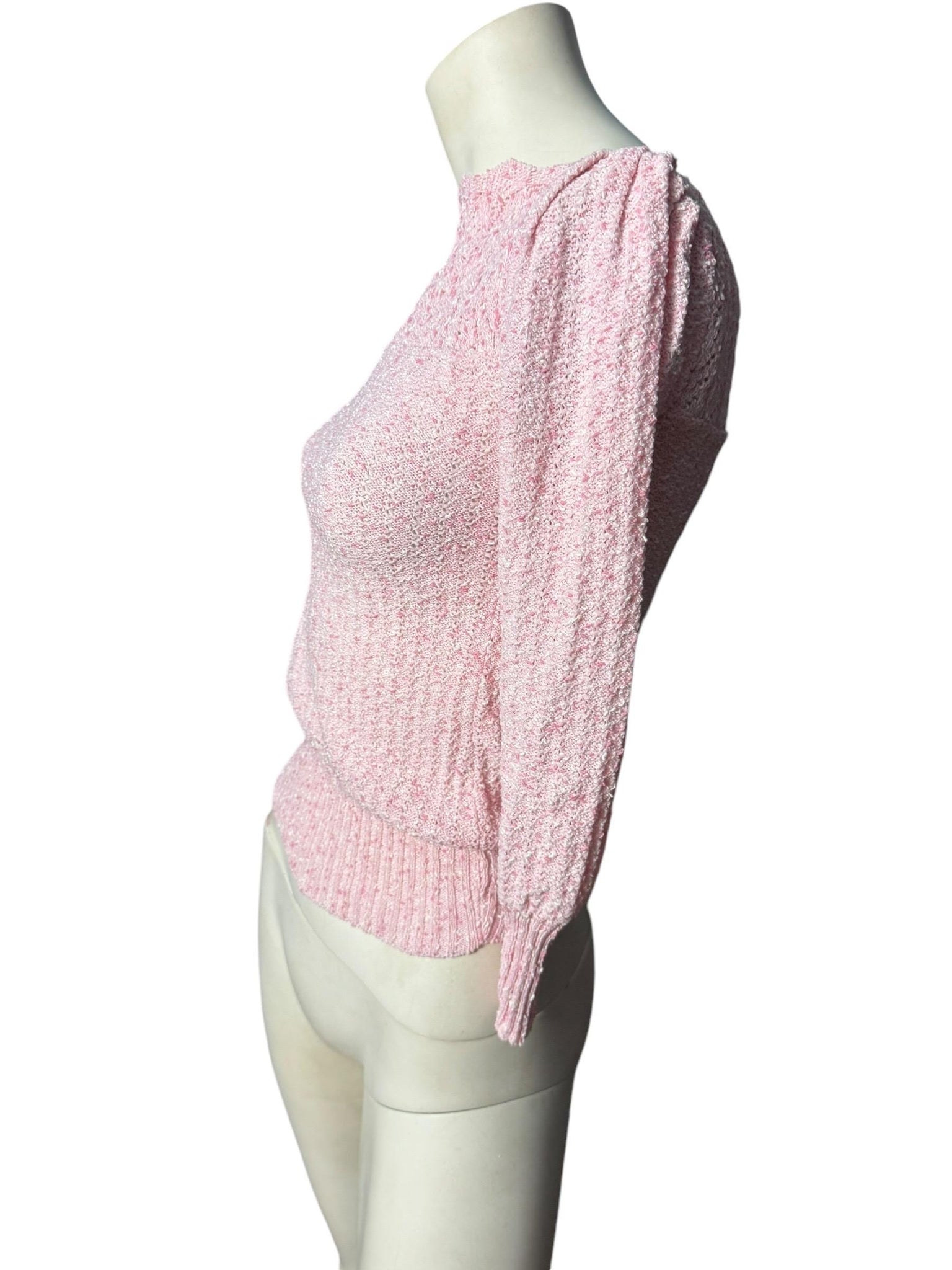 Vintage 80's pink sweater S