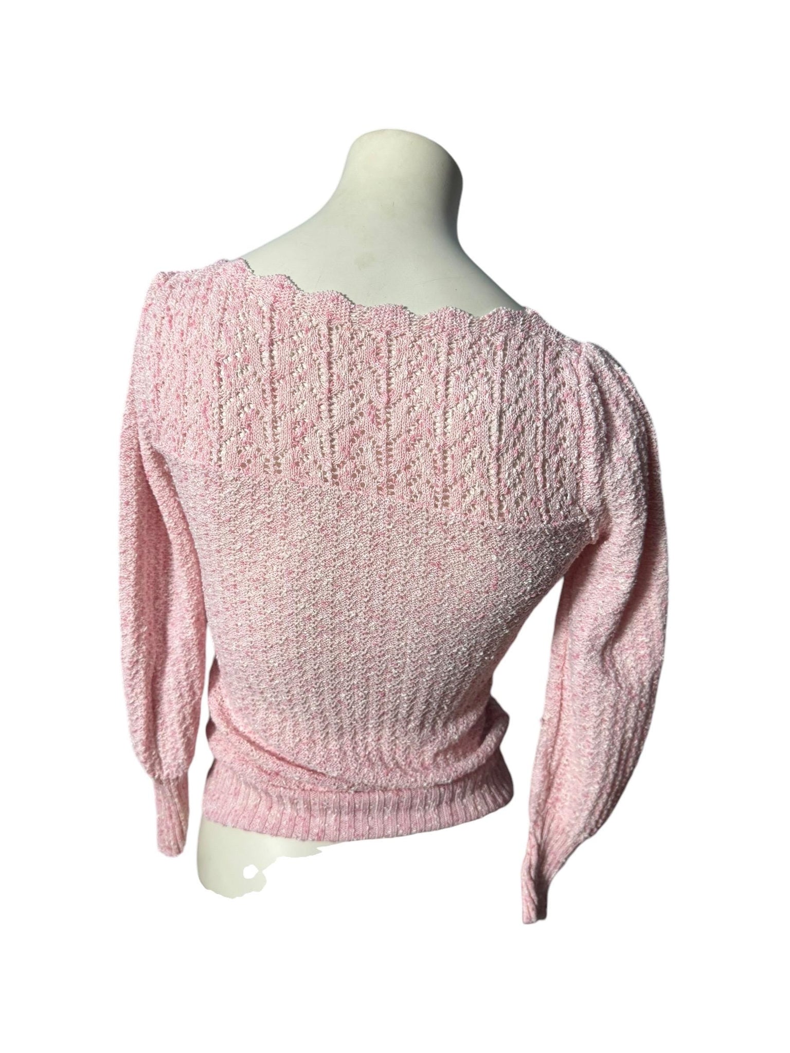 Vintage 80's pink sweater S