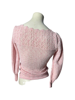 Vintage 80's pink sweater S