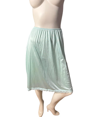 Vintage blue half slip Deena M