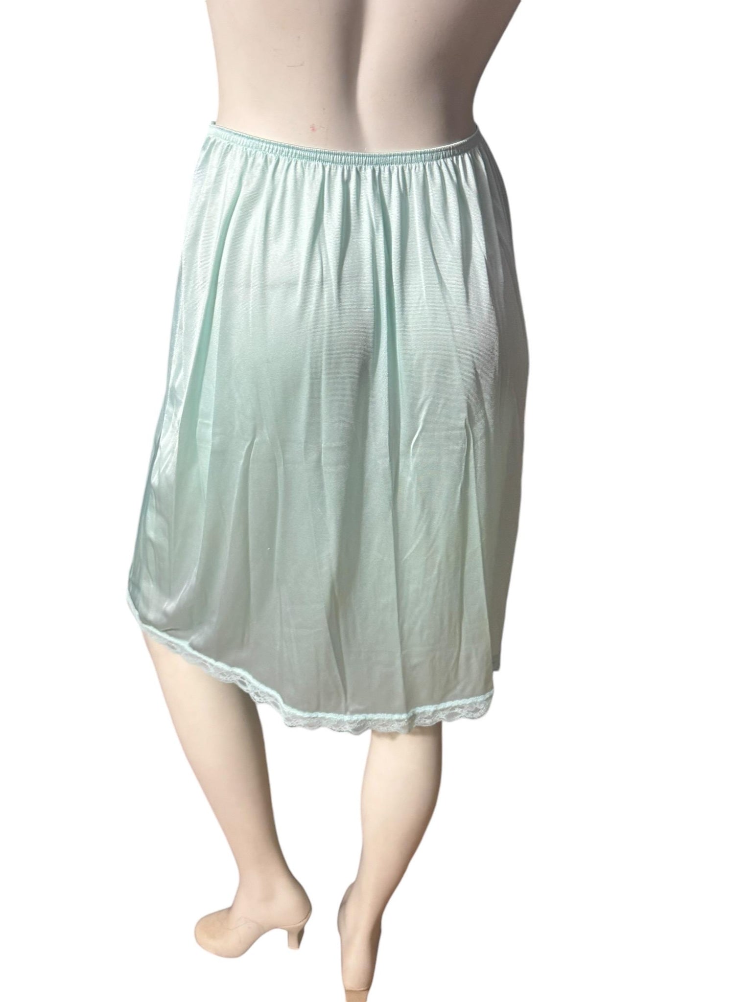 Vintage blue half slip Deena M