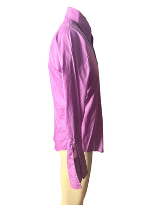 Vintage 70's purple men's dress shirt M 20