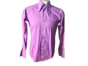Vintage 70's purple men's dress shirt M 20