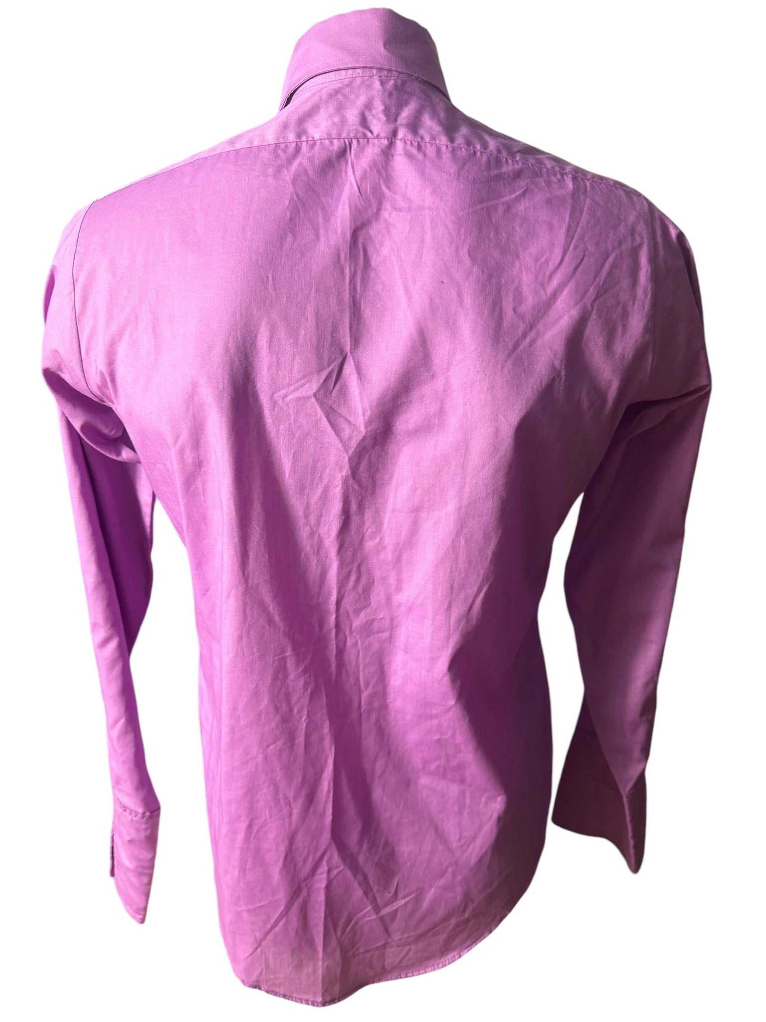 Vintage 70's purple men's dress shirt M 20