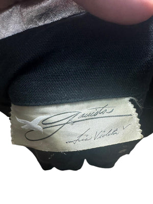 Vintage 80's black & silver jacket L XL